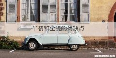 半瓷和全瓷的优缺点
