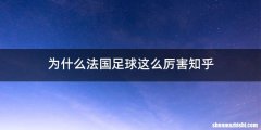 为什么法国足球这么厉害知乎