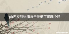 pk西交利物浦与宁波诺丁汉哪个好