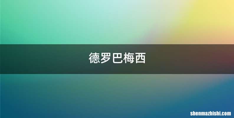 德罗巴梅西