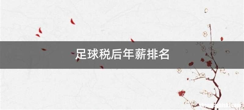 足球税后年薪排名