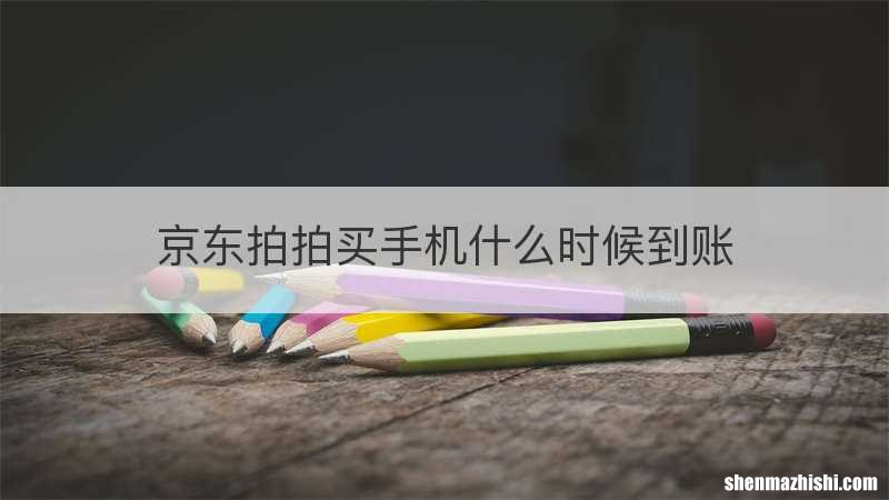 京东拍拍买手机什么时候到账