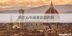 科尔沁牛排是合成的吗
