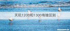 天玑1200和1300有啥区别