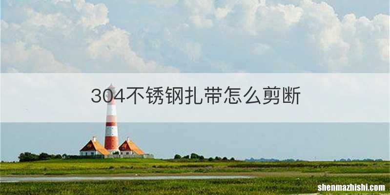 304不锈钢扎带怎么剪断