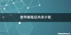 意甲赛程总共多少轮