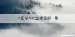 审配杀辛毗全家是哪一集