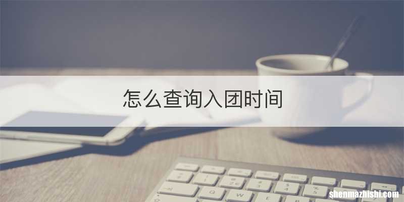 怎么查询入团时间