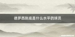 德罗西到底是什么水平的球员