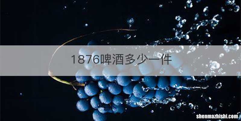 1876啤酒多少一件