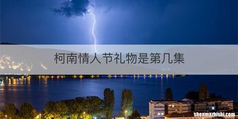 柯南情人节礼物是第几集