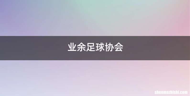 业余足球协会