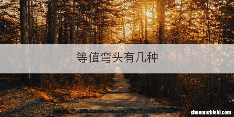 等值弯头有几种