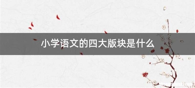 小学语文的四大版块是什么