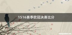 1516赛季欧冠决赛比分