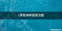 c罗欧洲杯冠军次数