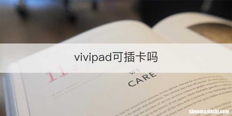 vivipad可插卡吗