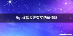 5getf基金还有买的价值吗
