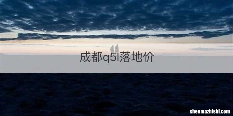 成都q5l落地价