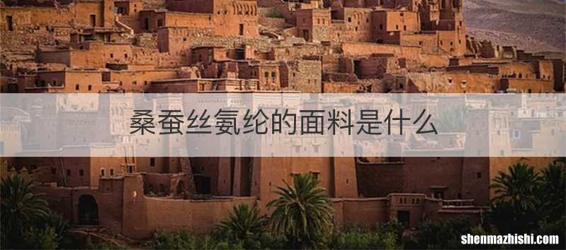 桑蚕丝氨纶的面料是什么