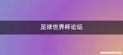 足球世界杯论坛