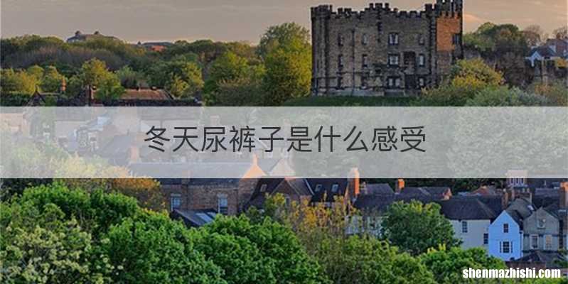 冬天尿裤子是什么感受