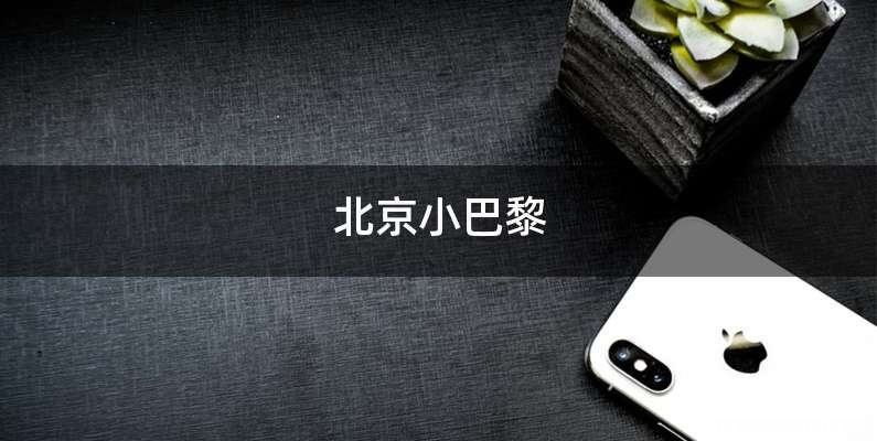 北京小巴黎