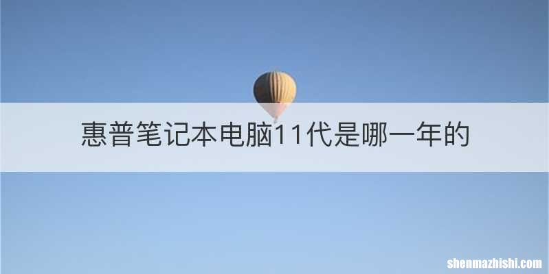 惠普笔记本电脑11代是哪一年的