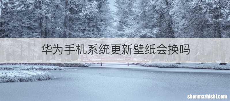 华为手机系统更新壁纸会换吗