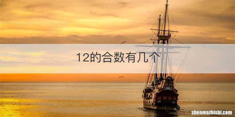 12的合数有几个