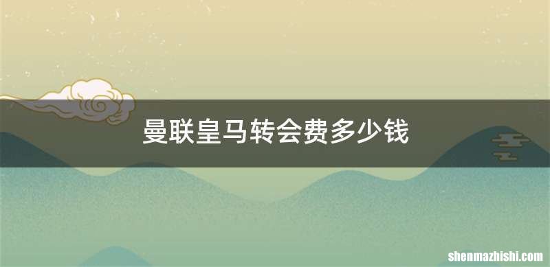 曼联皇马转会费多少钱
