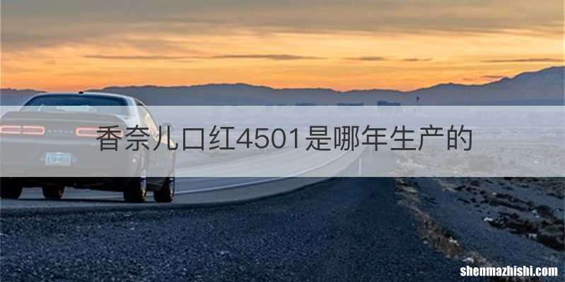 香奈儿口红4501是哪年生产的