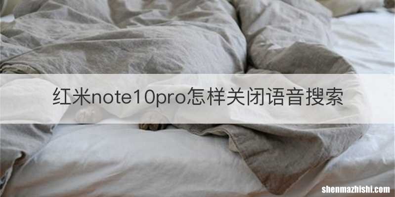 红米note10pro怎样关闭语音搜索