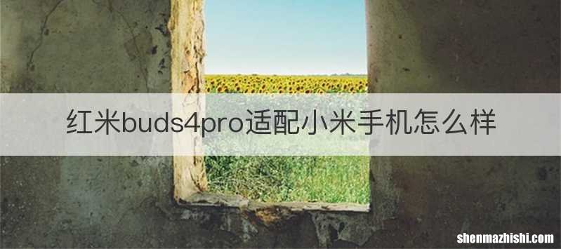 红米buds4pro适配小米手机怎么样