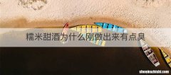 糯米甜酒为什么刚做出来有点臭