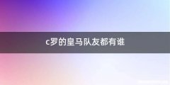 c罗的皇马队友都有谁