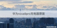华为nova9pro充电器原装