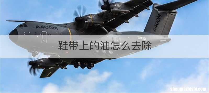 鞋带上的油怎么去除