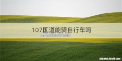 107国道能骑自行车吗