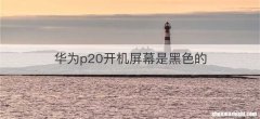 华为p20开机屏幕是黑色的