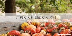 广东女人和湖南女人区别
