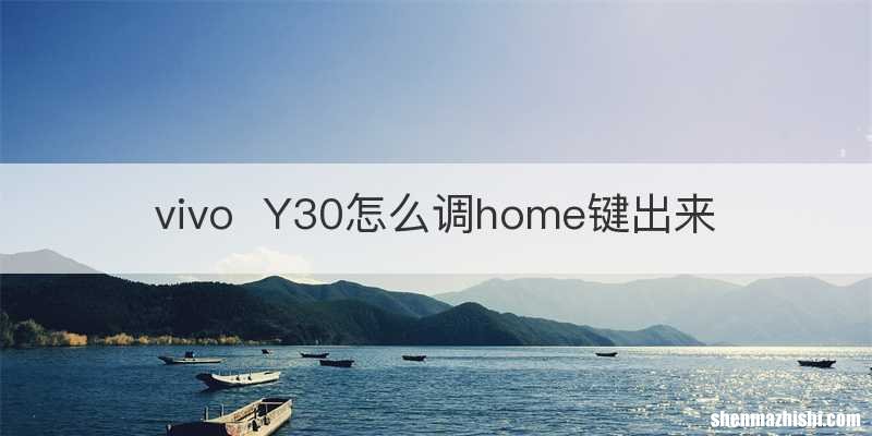 vivoY30怎么调home键出来