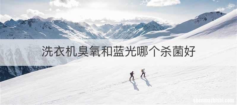 洗衣机臭氧和蓝光哪个杀菌好