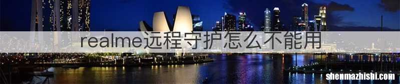 realme远程守护怎么不能用