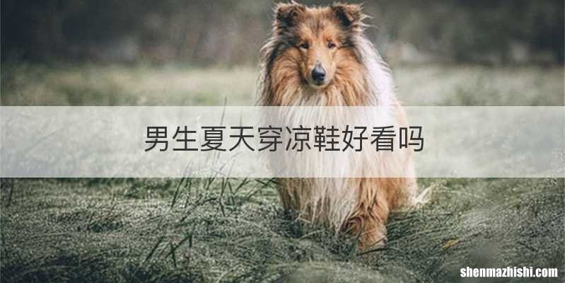 男生夏天穿凉鞋好看吗