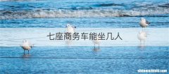 七座商务车能坐几人