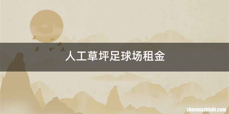 人工草坪足球场租金