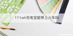 111wh充电宝能带上火车吗
