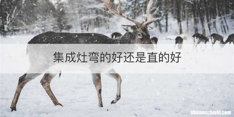 集成灶弯的好还是直的好