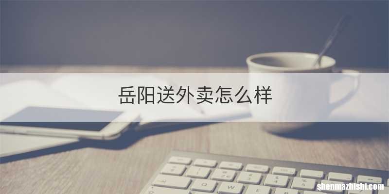 岳阳送外卖怎么样